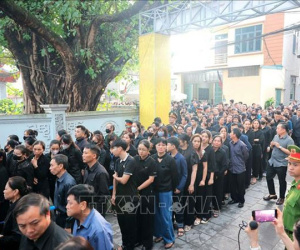 Quốc tang Tổng Bí thư Nguyễn Phú Trọng: Lễ viếng tại xã Đông Hội, huyện Đông Anh