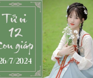 Tử vi thứ 6 ngày 26/7/2024 của 12 con giáp: Dần có tiền, Hợi gặp rắc rối