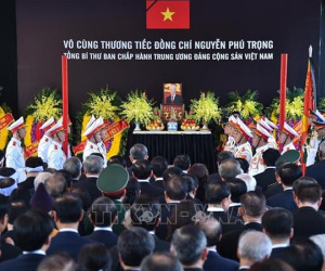 Lời cảm ơn của Ban Lễ tang Nhà nước và gia đình Tổng Bí thư Nguyễn Phú Trọng