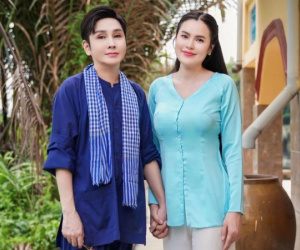Hoa hậu Phương Lê đáp trả ra sao khi bị mỉa mai chuyện tình cảm với NSƯT Vũ Luân?