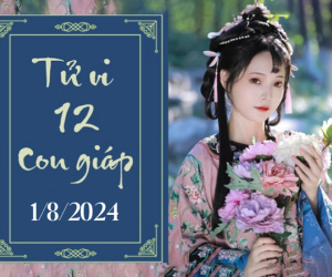 Tử vi thứ 5 ngày 1/8/2024 của 12 con giáp: Mão mâu thuẫn, Mùi rủng rỉnh