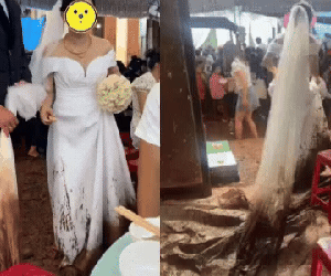 Cô dâu Đắk Lắk thuê váy cưới rồi lội bùn đến mức vứt đi, chủ studio có màn xử lý không ai nghĩ đến