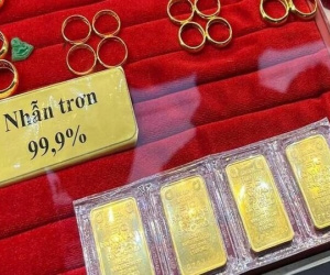 Giá vàng đồng loạt tăng