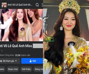 Sự thật gây choáng về group anti Hoa hậu Võ Lê Quế Anh có 26 nghìn thành viên