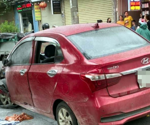 Công an thông tin vụ đốt ô tô sau va chạm giao thông ở Hà Nội