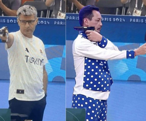 Thực hư bức ảnh xạ thủ Olympic ngắm bắn qua gương gây sốt mạng xã hội