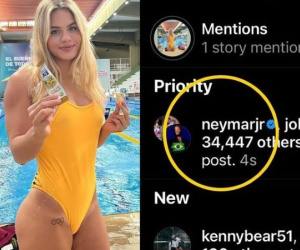 Ở đâu có gái xinh ở đó có Neymar: Siêu sao Brazil nhắn tin tán tỉnh nhưng nữ kình ngư sexy nhất Olympic phớt lờ