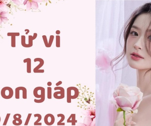 Tử vi thứ 6 ngày 9/8/2024 của 12 con giáp: Dần sai lầm, Mùi có lộc