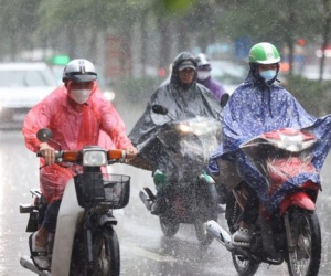 Tin mới về đợt mưa rất to, chấm dứt nắng nóng ở miền Bắc