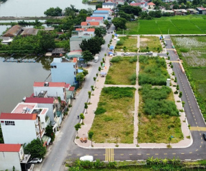 Khu đất bên đồng ruộng mênh mông trúng đấu giá 100 triệu/m2 ở Thanh Oai, Hà Nội