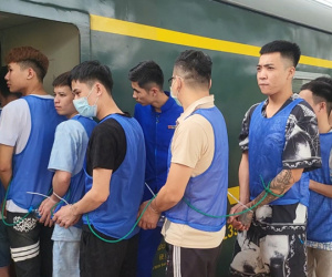 Nghẹt thở quá trình bắt giữ, di lý 155 đối tượng lừa đảo ở Tam giác vàng