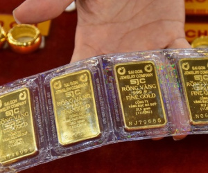 Giá vàng nhẫn thấp hơn SJC 2,1 triệu đồng/lượng