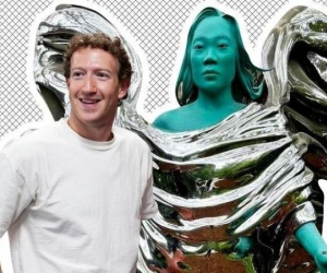 Ông chủ Facebook Mark Zuckerberg dựng tượng vợ ngay trong vườn nhà