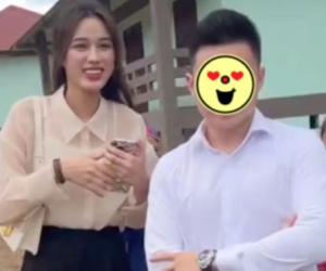 HOT: Bắt gặp Hoa hậu Đỗ Thị Hà sánh đôi bạn trai thiếu gia, hành động 2 giây gây sốc