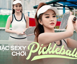 MC mặc sexy chơi Pickleball: Chụp hình, quay clip sống ảo giúp mình háo hức hơn