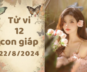 Tử vi thứ 5 ngày 22/8/2024 của 12 con giáp: Tý cạnh tranh, Dần hài hòa