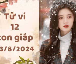 Tử vi thứ 6 ngày 23/8/2024 của 12 con giáp: Tý gặp may, Mùi nên từ tốn