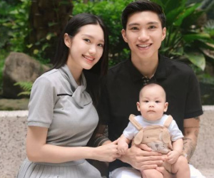 Đoàn Văn Hậu và Doãn Hải My lần đầu tung ảnh Full HD diện mạo quý tử Lúa
