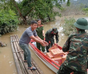 Cuộc sống người dân thành phố Cao Bằng trong trận lụt lớn nhất 20 năm