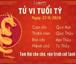 Tử vi 12 con giáp hôm nay - thứ 3 ngày 27/08/2024: Sửu căng thẳng, Mùi hanh thông
