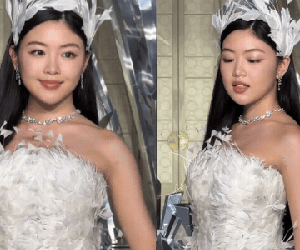 Lọ Lem có hành động kỳ lạ gây tranh cãi khi lần đầu catwalk
