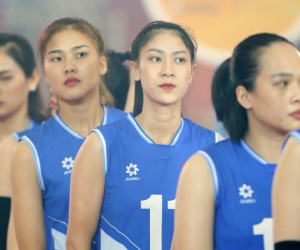 Dàn chân dài bóng chuyền Việt Nam xinh tươi ở VTV Cup 2024