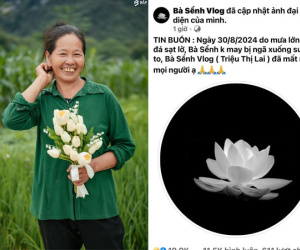 Bà Triệu Thị Lai - chủ kênh Bà Sểnh Vlog qua đời khiến nhiều người bàng hoàng, xót xa