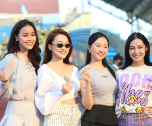 Dàn mỹ nhân đọ sắc trên sân Thiên Trường, Á hậu Đào Hiền chạm mặt Văn Toàn sau khoảnh khắc tương tác gây sốt