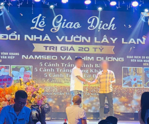 Xôn xao lễ giao dịch đổi nhà vườn lấy lan trị giá tới 20 tỷ đồng ở Bắc Ninh