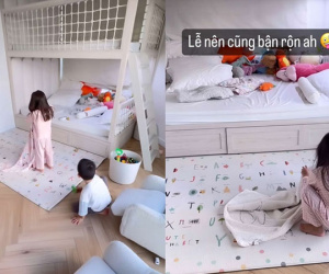 Hồ Ngọc Hà tiết lộ thói quen của cặp sinh đôi Lisa - Leon, ai nhìn cũng khen bố mẹ khéo dạy