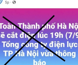 EVN bác tin cắt điện toàn TP Hà Nội