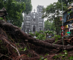 Không thể nhận ra phố phường Hà Nội sau bão Yagi: Giao thông nhiều tuyến tê liệt vì cây gãy đổ, lực lượng cứu hộ vất vả khắc phục hậu quả