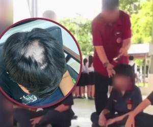 Giáo viên gây phẫn nộ vì dùng súng đe dọa, ép học sinh để tóc dài cạo đầu