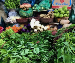 Giá rau xanh tăng 'phi mã' sau bão Yagi