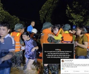 Lũ dâng cao kỷ lục không kịp trở tay, nhiều người dân Thái Nguyên cầu cứu, tìm xuồng phao cứu sinh