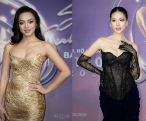 Thảm đỏ Bán kết Miss Universe Vietnam: Bùi Quỳnh Hoa - Mai Ngô đọ sắc 'khét lẹt', nhưng spotlight đổ dồn cho dàn Anh trai!