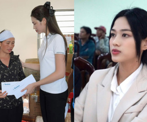 Hoa hậu Đỗ Hà có mặt ở Làng Nủ, Lào Cai: Hỏi đến, có người bật khóc 'mất hết rồi, chả còn gì'