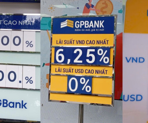 Lãi suất huy động 'âm thầm' leo lên mức cao nhất 6,25%/năm