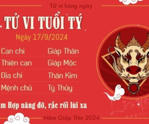 Tử vi 12 con giáp hôm nay - thứ 3 ngày 17/09/2024: Tý rắc rối lùi xa, Thân vận xui tìm tới
