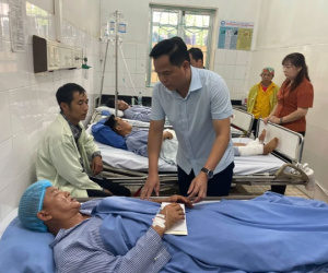 Không thu viện phí nạn nhân bão số 3