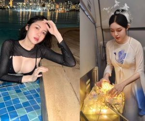 Ngắm thân hình đồng hồ cát của chị Hằng từng 'sốt mạng' một thời