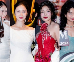 Thảm đỏ hot nhất hôm nay: Jun Vũ đẹp tựa nàng thơ, một cặp vợ chồng 'dính như sam' đập tan tin đồn ly hôn