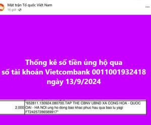 Xôn xao 1 trường học bị tố mời các em ủng hộ đồng bào lũ lụt từ 100.000 đi lên bỏ vào hòm quyên góp, dưới 100.000 thì không cần