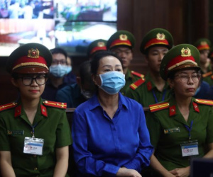 Những hình ảnh đầu tiên về phiên tòa bà Trương Mỹ Lan lần thứ 2