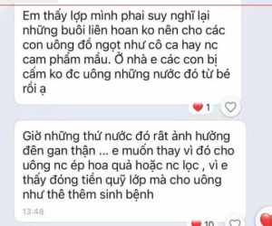 Mới đầu năm, Ban phụ huynh của một lớp đã khẩu chiến cực căng, nguồn cơn bắt đầu từ... chai nước ngọt!
