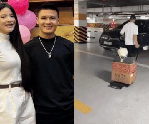 Khoe được Quang Hải lái xế hộp bạc tỷ đưa đi làm, Chu Thanh Huyền phải lập tức xin lỗi chồng vì một lý do