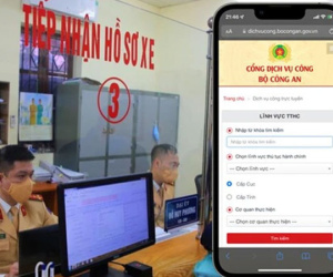 Từ nay người dân có thể hoàn thành thủ tục đăng ký xe ngay tại nhà