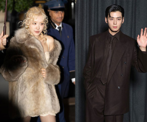 Rosé đẹp chấn động, Cha Eun Woo ngầu như mật vụ trong lần đầu dự show Saint Laurent
