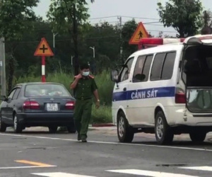 Điều tra vụ tai nạn xe tải do người vợ cầm lái cán chồng tử vong ở Bình Phước