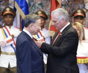Cuba trao tặng Tổng Bí thư, Chủ tịch nước Tô Lâm Huân chương Jose Marti
